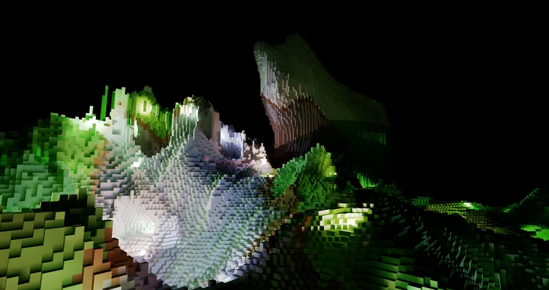 Voxelium - mountain range