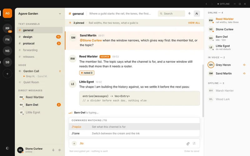 A chat app made with wacke